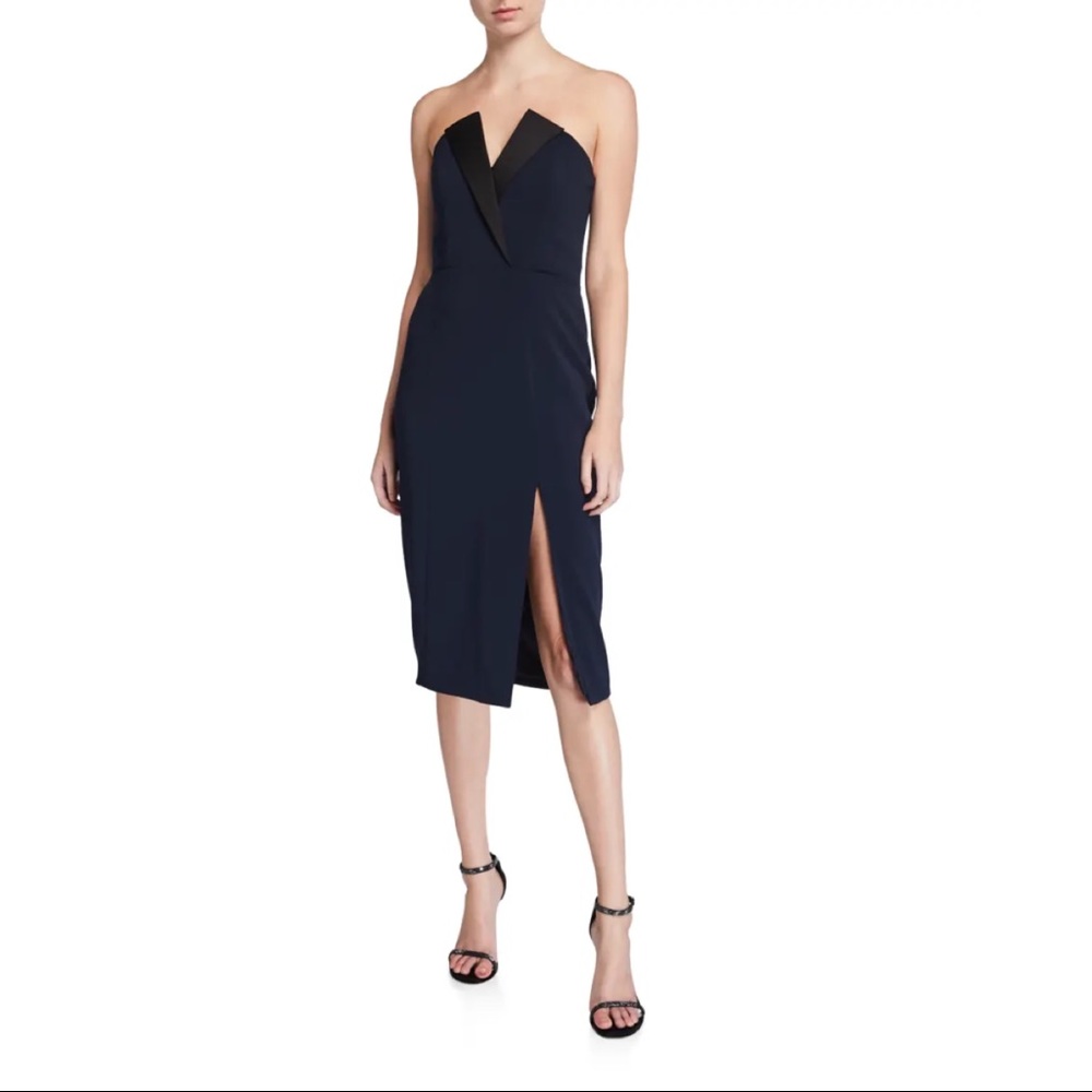 Jay Godfrey NWT Tinsley tuxedo lapel dress